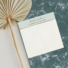 Elegantes Skript Einfaches Minimales Personal Stat Mitteilungskarte