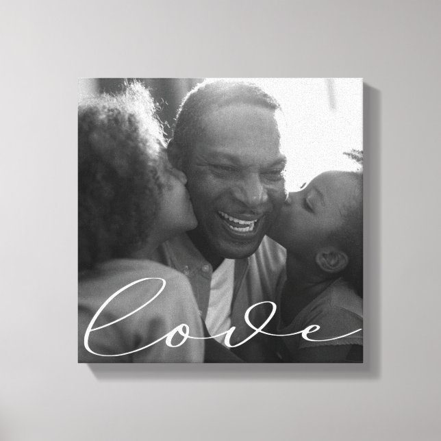 Elegantes Skript | Foto Canvas Print Leinwanddruck (Vorderseite)