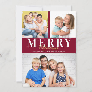 Elegantes Skript Frohe Weihnachten 3 Fotos