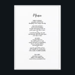 Elegantes Skript für das Abendessen bei Hochzeiten Menükarte<br><div class="desc">Elegantes Script Bordered Wedding Dinner Menü - Fühlen Sie sich frei,  um dieses einfache und elegante Hochzeitsmenü zu personalisieren. Es stehen Bearbeitungsoptionen zur Verfügung.</div>