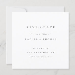 Elegantes Skript" Hochzeit Speichern Sie das Datum Save The Date