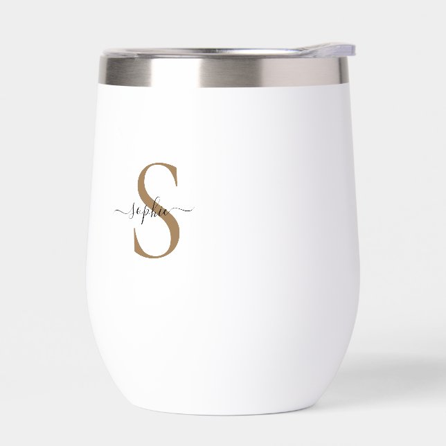 Elegantes Skript Individueller Name Personalisiert (Links)
