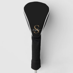 Elegantes Skript Individueller Name Personalisiert Golf Headcover