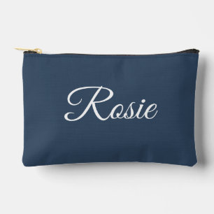 Elegantes Skript Individueller Name Personalisiert Zubehörtasche