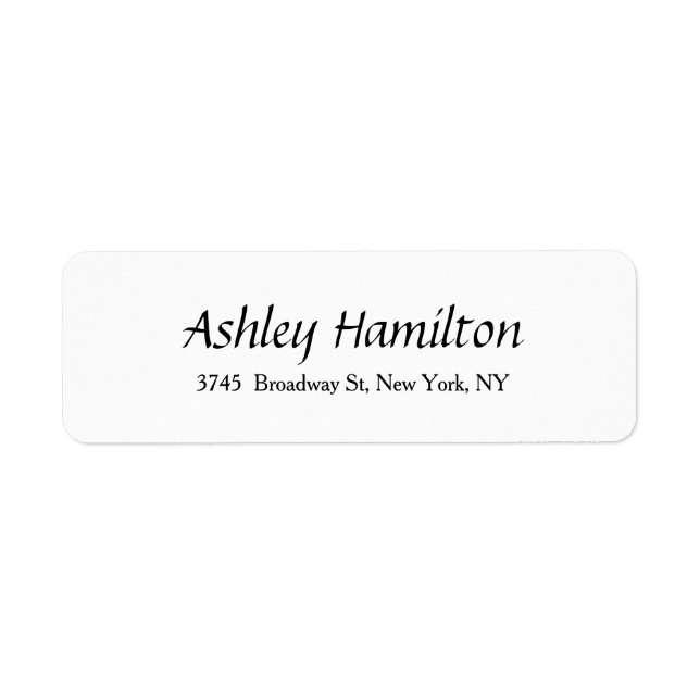 Elegantes Skript Kreativ Schlicht Schwarz-weiß (Vorne)