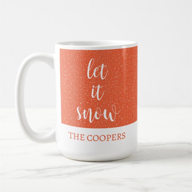 Elegantes Skript machen es zum Feiertag Kaffeetasse (Links)