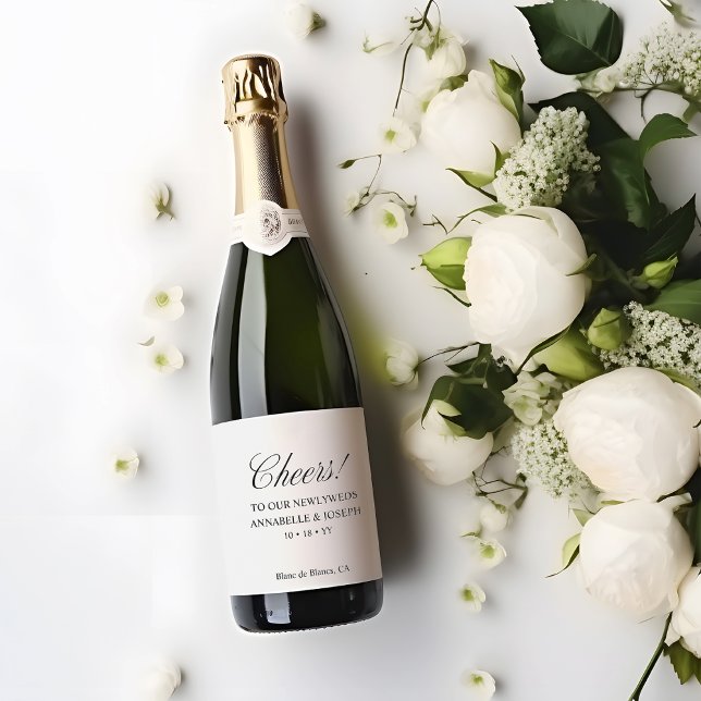Elegantes Skript Minimalistisch Formal White Weddi (Von Creator hochgeladen)