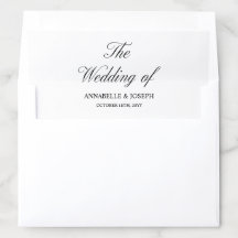 Elegantes Skript Minimalistisch Formal White Weddi