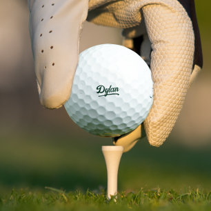 Elegantes Skript Minimalistisches Trauzeugen-Gesch Golfball