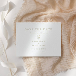 Elegantes Skript Moderne Aquarellfarben Save The Date