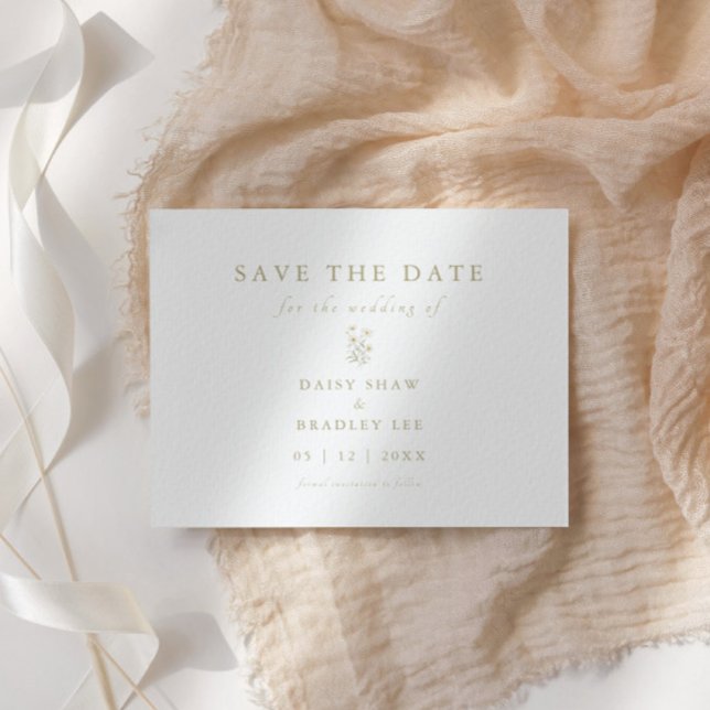 Elegantes Skript Moderne Aquarellfarben Save The Date (Von Creator hochgeladen)