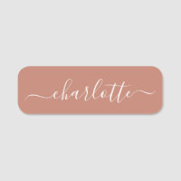 Elegantes Skript Moderner Name Personalisiert Terr