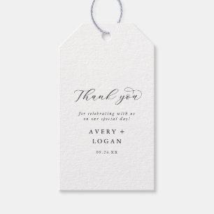 Elegantes Skript Vielen Dank, dass Sie Gift Tags b Geschenkanhänger