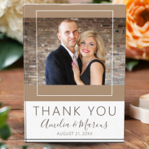 Elegantes Skript Vielen Dank Gastgeschenk Hochzeit