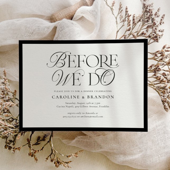 Elegantes Skript vor dem Abendessen in der Probe Einladung (Von Creator hochgeladen)