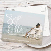 Elegantes SkriptWedding Save the Date