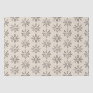 Elegantes Snowflake Tissue Seidenpapier