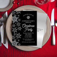 Elegantes Snowflakes Unternehmen Weihnachten Party