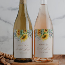 Elegantes Sonnenblumen-Brautparty