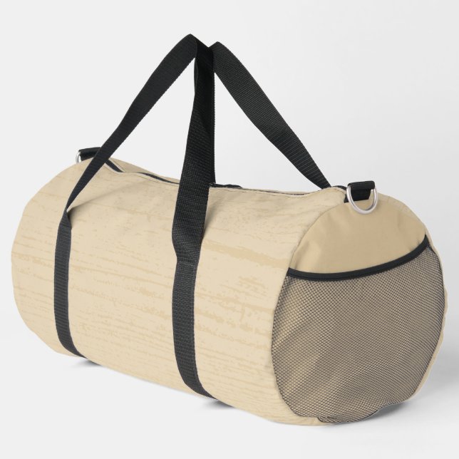 Elegantes spanisches Weißholzkörnchen Duffle Bag (Rechte Ecke)
