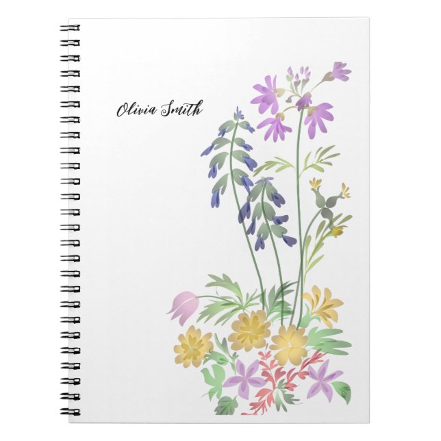 Elegantes Spiral-Foto-Notebook Notizblock (Vorderseite)