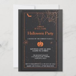 Elegantes Spooky-Halloween-Party Einladung