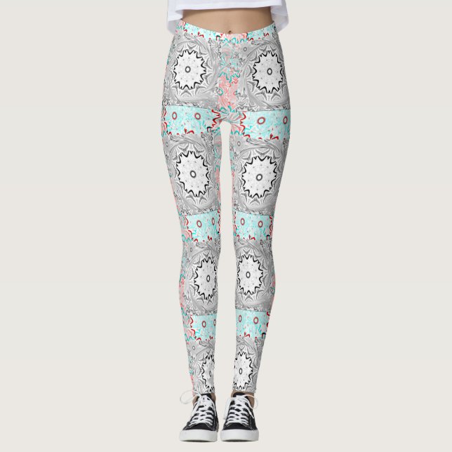Elegantes Spring Baby Shower Weekend Lounginghose Leggings (Vorderseite)