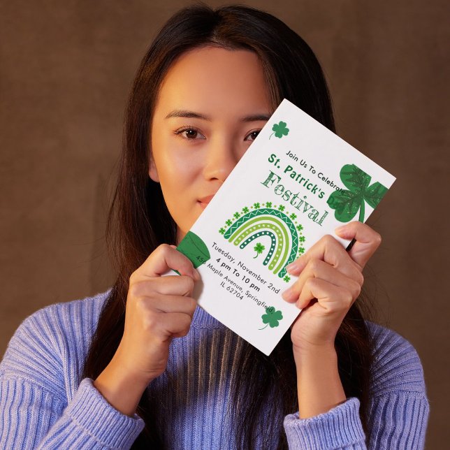 Elegantes St. Patrick's Day Party Einladung (Elegant St. Patrick's Day Party Invitation
)