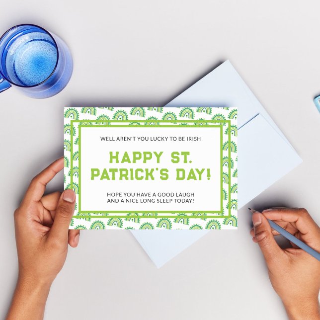 Elegantes St. Patrick's Day Party Postkarte (Elegant St. Patrick's Day Party Postcard
)