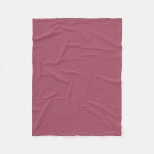 Elegantes staubrosa Wurfkissen Fleecedecke