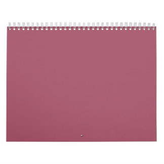 Elegantes staubrosa Wurfkissen Kalender