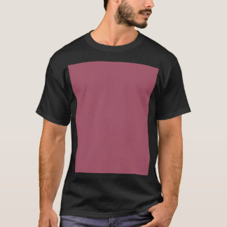 Elegantes staubrosa Wurfkissen T-Shirt