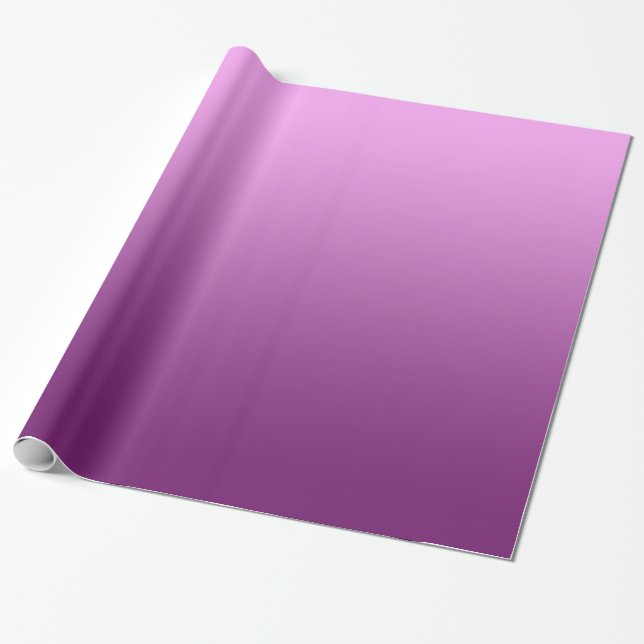 Elegantes Steigungs-Rosa Geschenkpapier (Ungerollt)