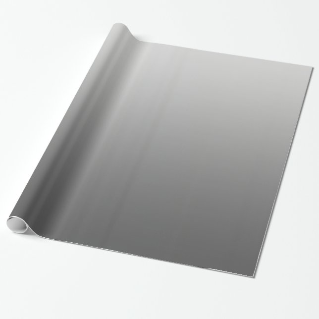 Elegantes Steigungs-Silber Geschenkpapier (Ungerollt)