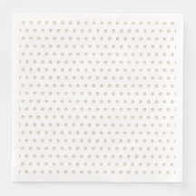 Elegantes Sternmuster Imitate Gold Stars Weiß