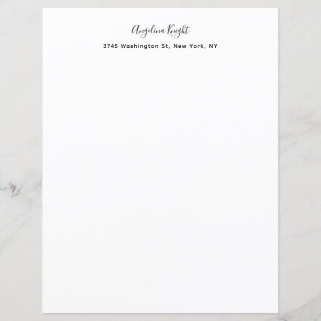 Elegantes, stilvolles, einzigartiges Handwriting-S (Vorderseite)