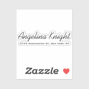 Elegantes, stilvolles, einzigartiges Handwriting-S Aufkleber