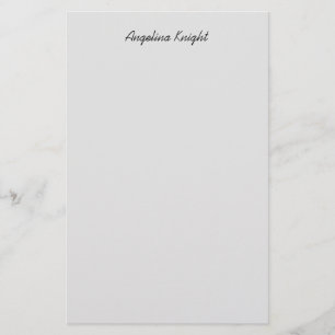 Elegantes, stilvolles, einzigartiges Handwriting-S Briefpapier