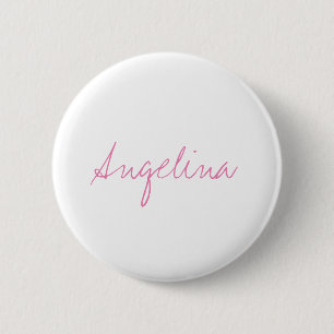 Elegantes, stilvolles, einzigartiges Handwriting-S Button