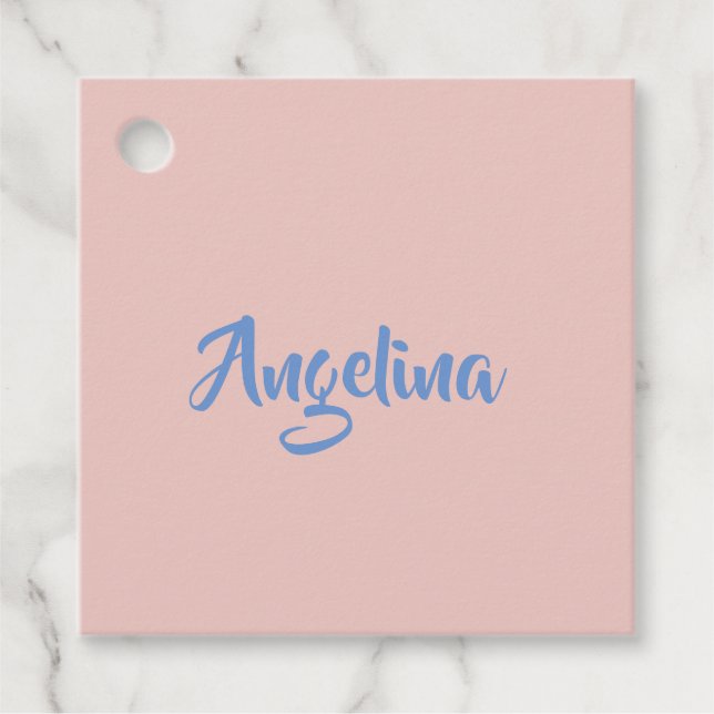 Elegantes, stilvolles, einzigartiges Handwriting-S Geschenkanhänger (Vorderseite)