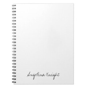 Elegantes, stilvolles, einzigartiges Handwriting-S Notizblock
