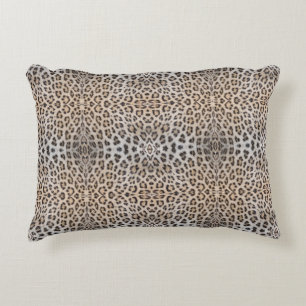 Elegantes stilvolles Leoparden Gepard Fell Tierdru Dekokissen