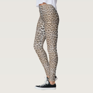 Elegantes stilvolles Leoparden Gepard Fell Tierdru Leggings
