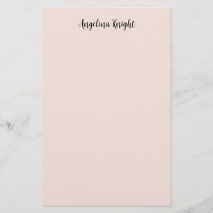 Elegantes, stilvolles, Schlichtes Handwriting Briefpapier