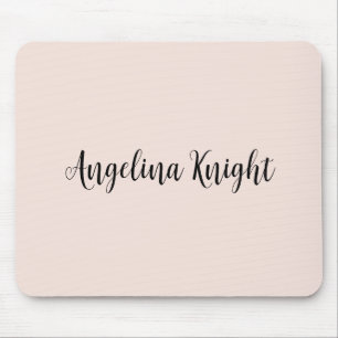 Elegantes, stilvolles, Schlichtes Handwriting Mousepad