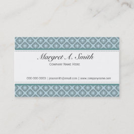 Elegantes, stilvolles und klassisches Muster Visitenkarte