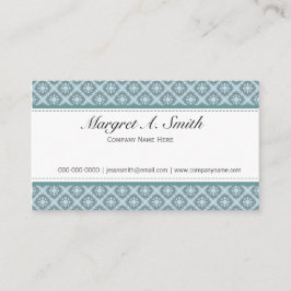 Elegantes, stilvolles und klassisches Muster Visitenkarte