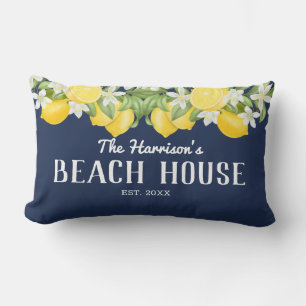 Elegantes Strandbad Lemons Beach House Lendenkissen