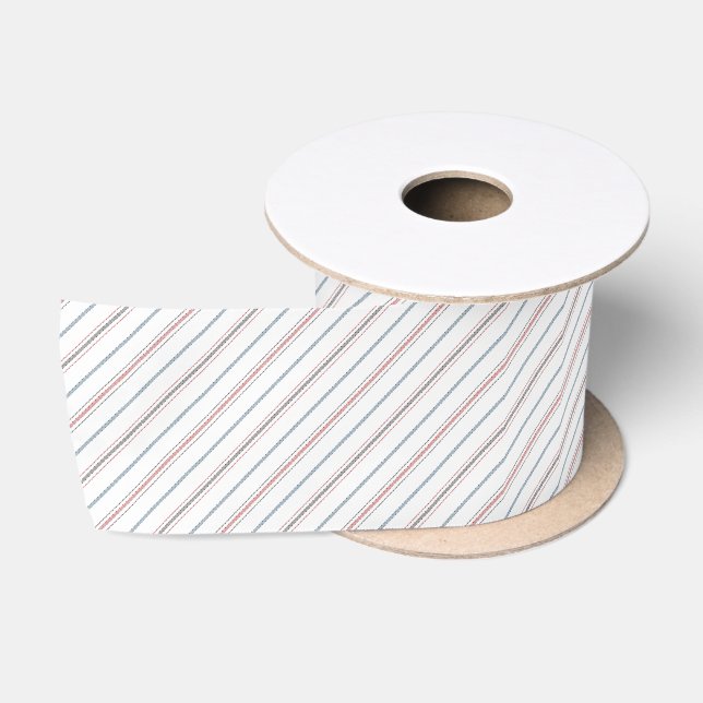 Elegantes Streifenmuster. Satinband (Spule)