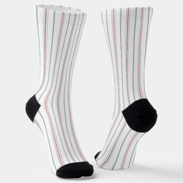 Elegantes Streifenmuster. Socken (Gewinkelt)